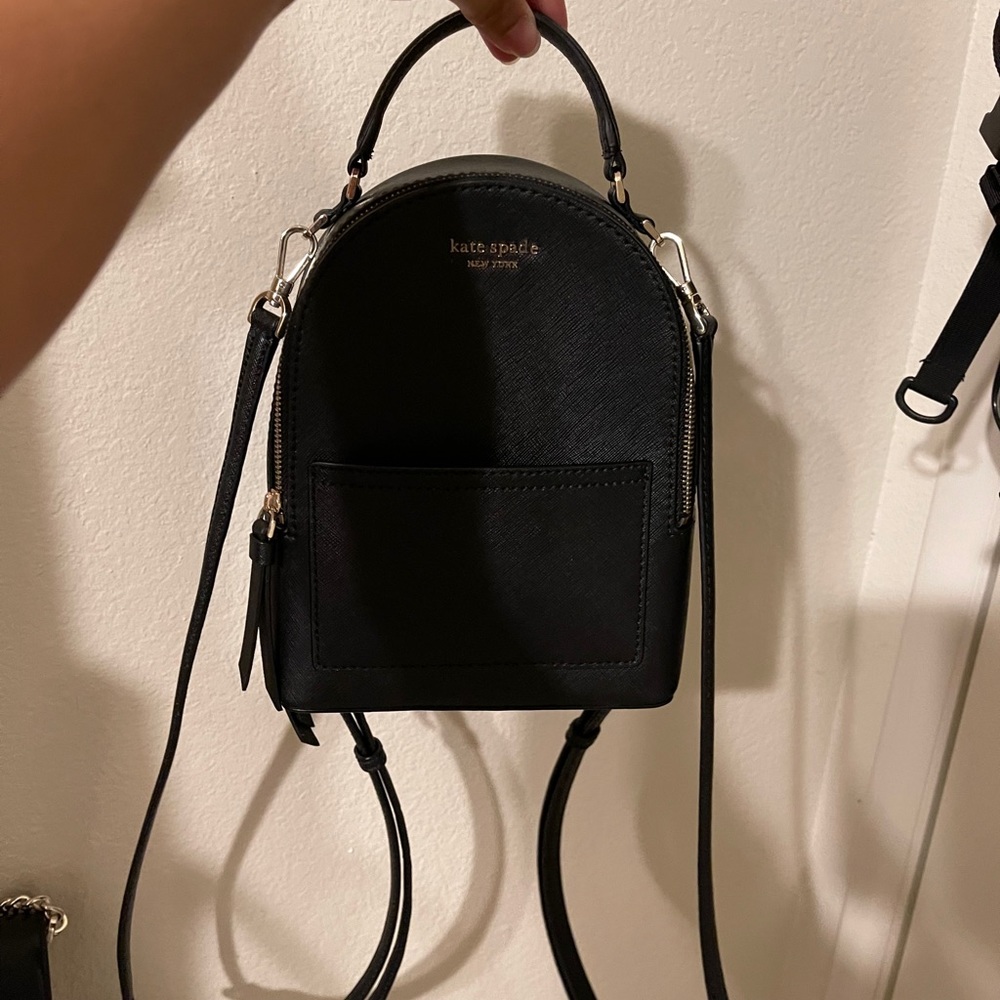 Black Kate Spade backpack